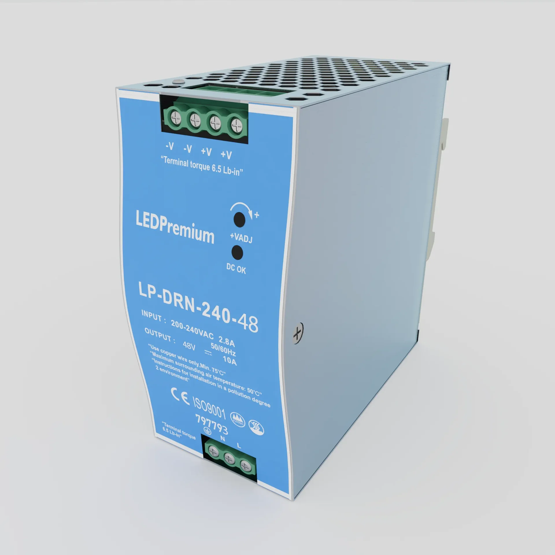 Блок питания на DIN-рейку LP-DRN-240-48 (48V, 5A
