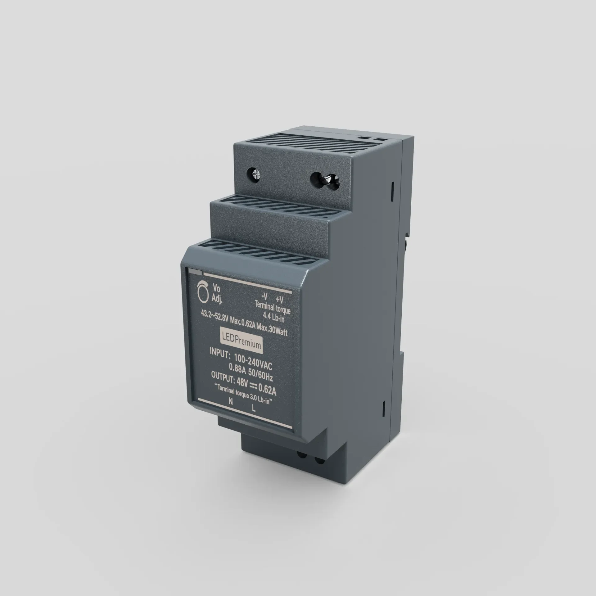 Блок питания на DIN-рейку LP-DRH-30-48 (48V, 0.62A