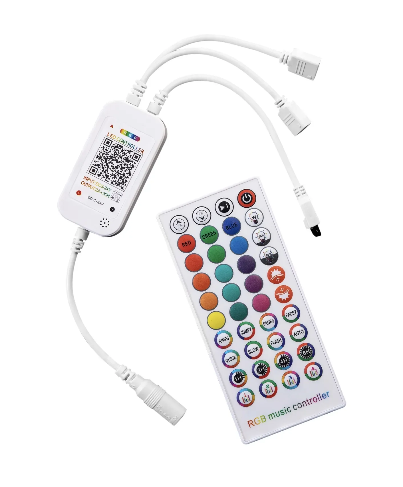 Контроллер LP-M2-RGB-40K-6A Bluetooth (5-24V, 6A
