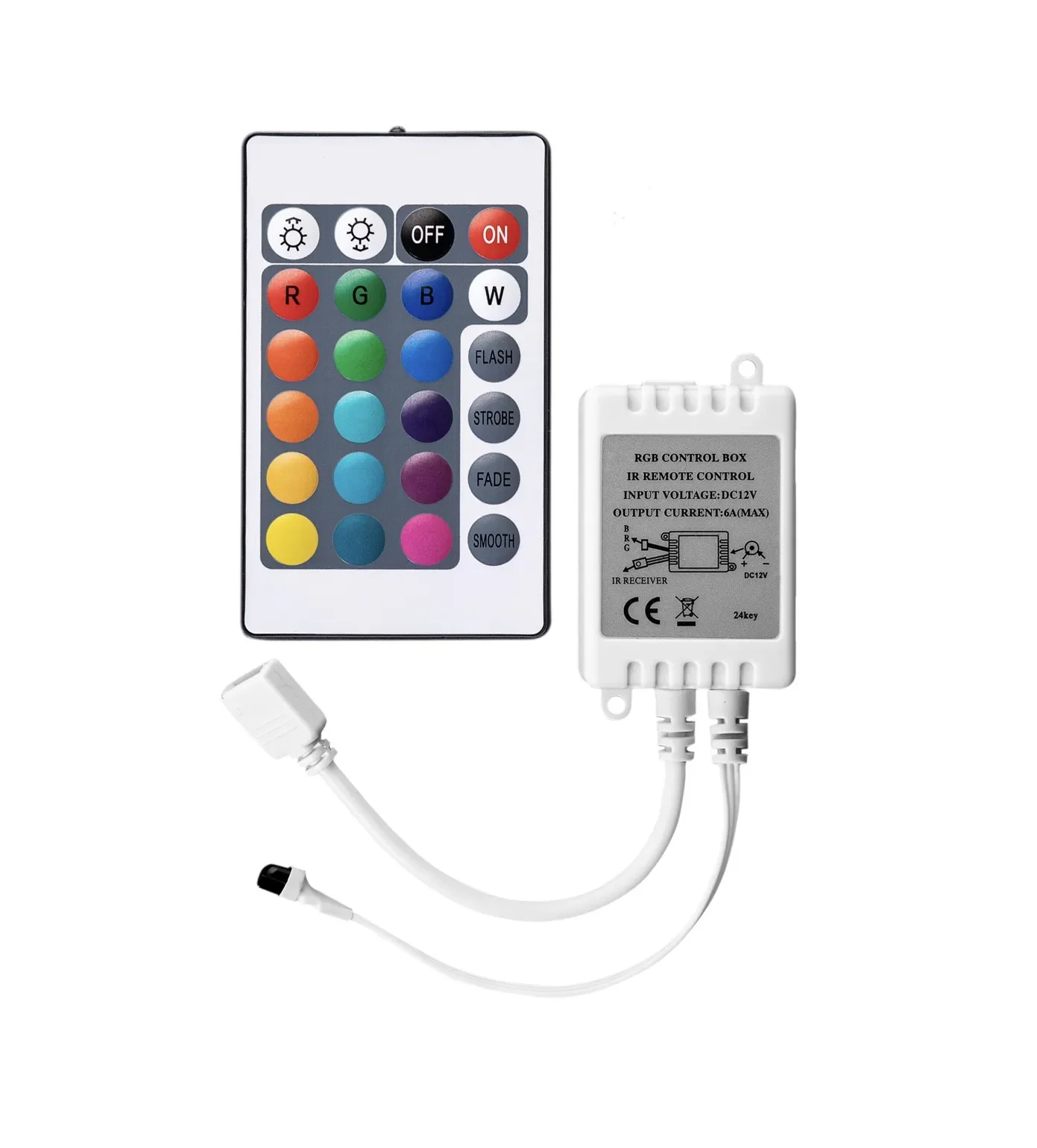 Rgb-контроллер lp-m9-rgb-24k-6a (12-24V, 6A