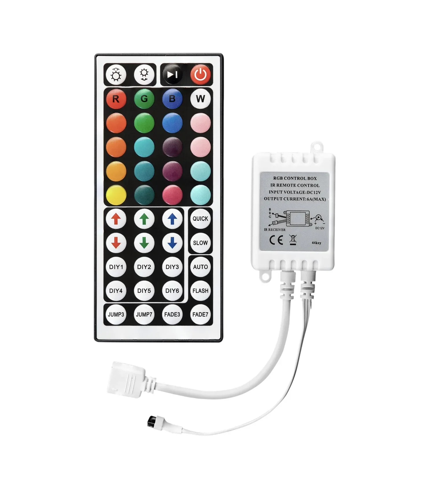 Rgb-контроллер lp-m10-rgb-44k-6a (12-24V, 6A