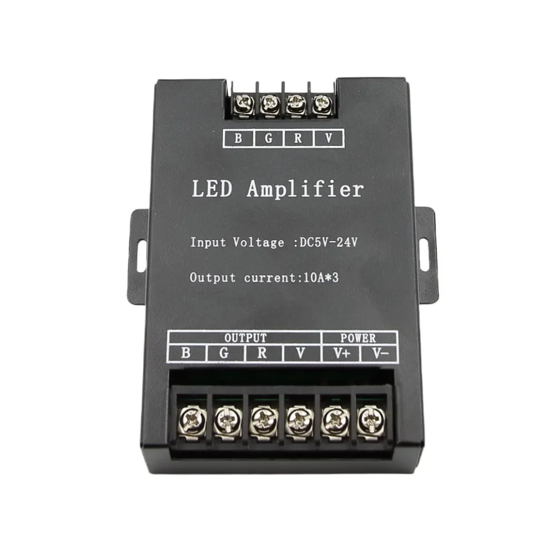 Усилитель RGB LP-M12-30A (5-24V, 3x10A, 150-720W)
