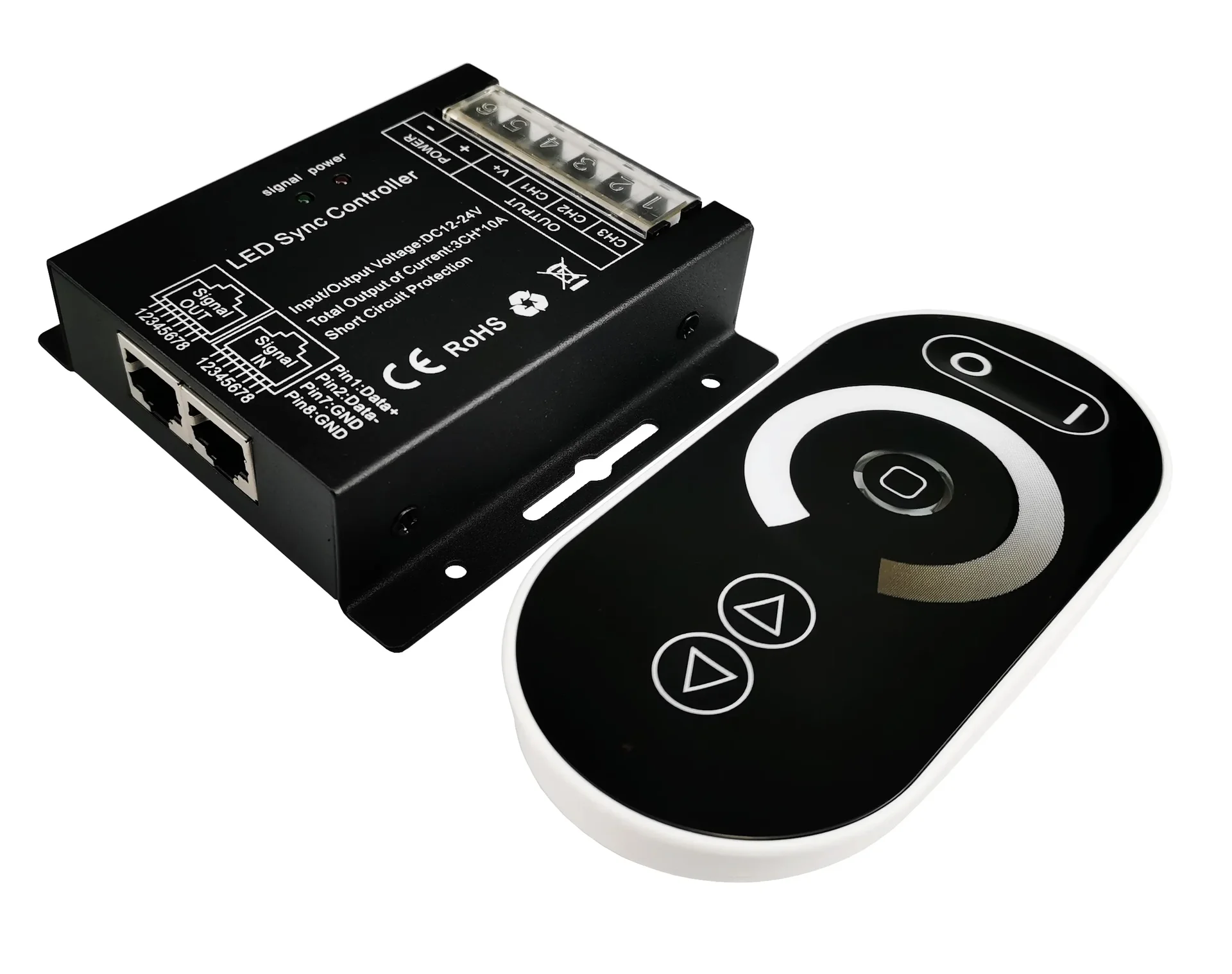 Сенсорный диммер MIG-LPH3-30А Touch (12-24V, 3х10А