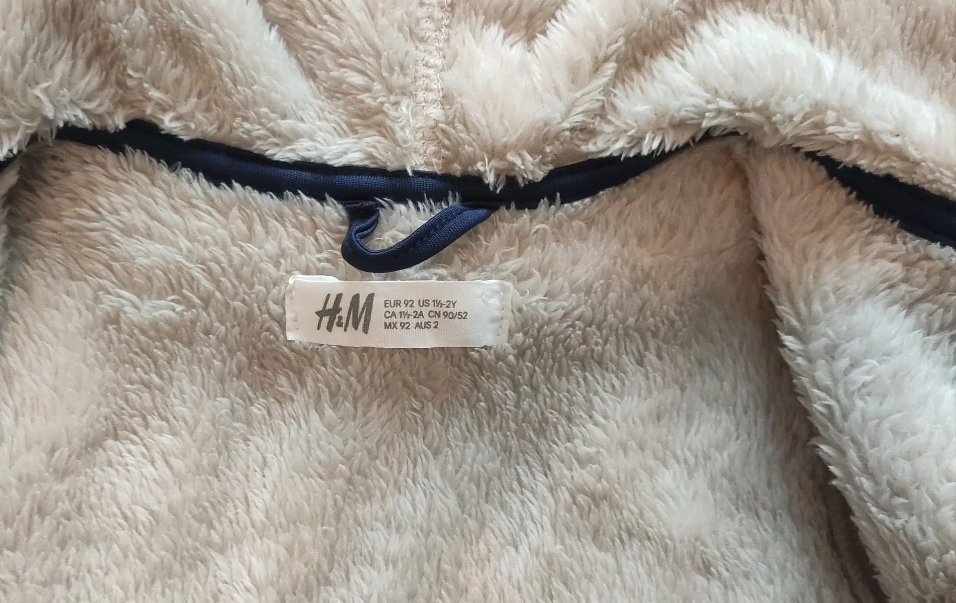 Флисовая кофта H&M (92 р-р). Идеальное состояние! - миниатюра 3