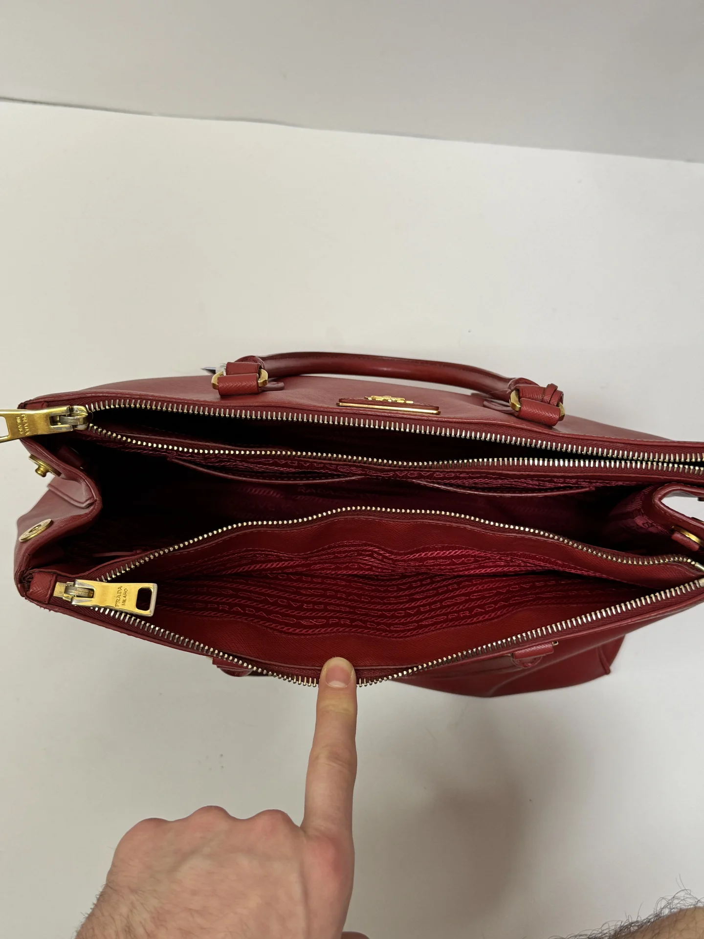 сумка prada vitgage оригинал - миниатюра 13