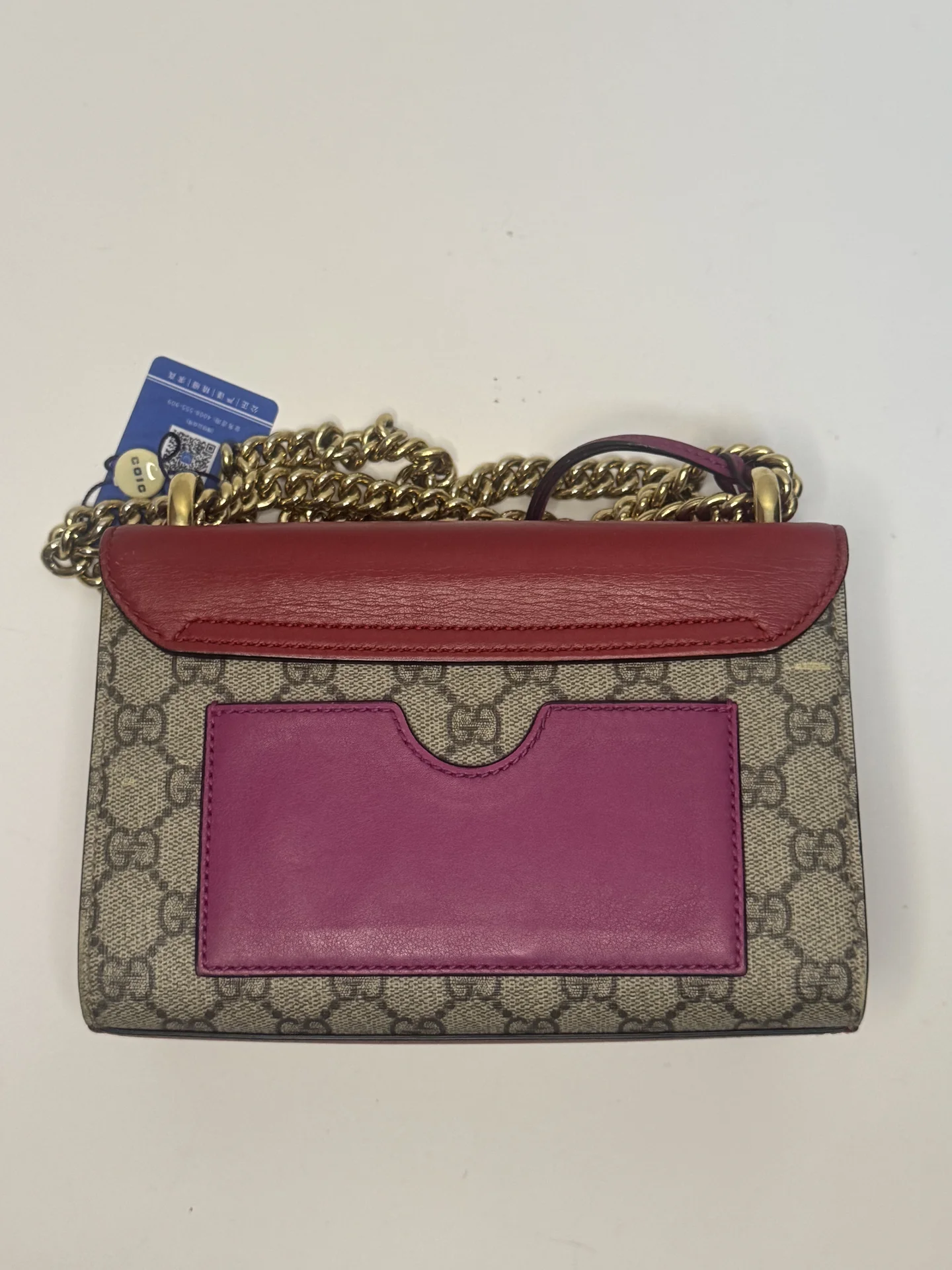 оригинальная сумка gucci с замком - миниатюра 3