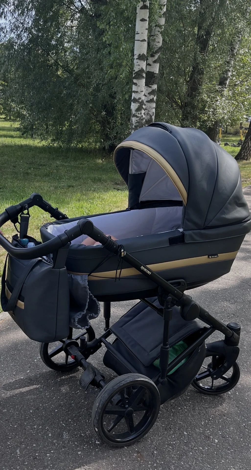 Коляска Adamex Rimini Deluxe 2в1 - миниатюра 7