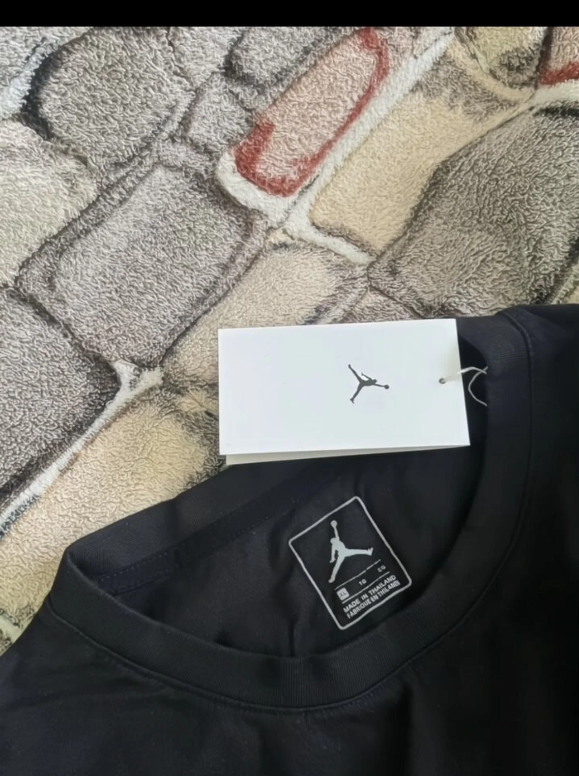 Футболка Jordan X PSG T-Shirt Мужская Черная - миниатюра 8