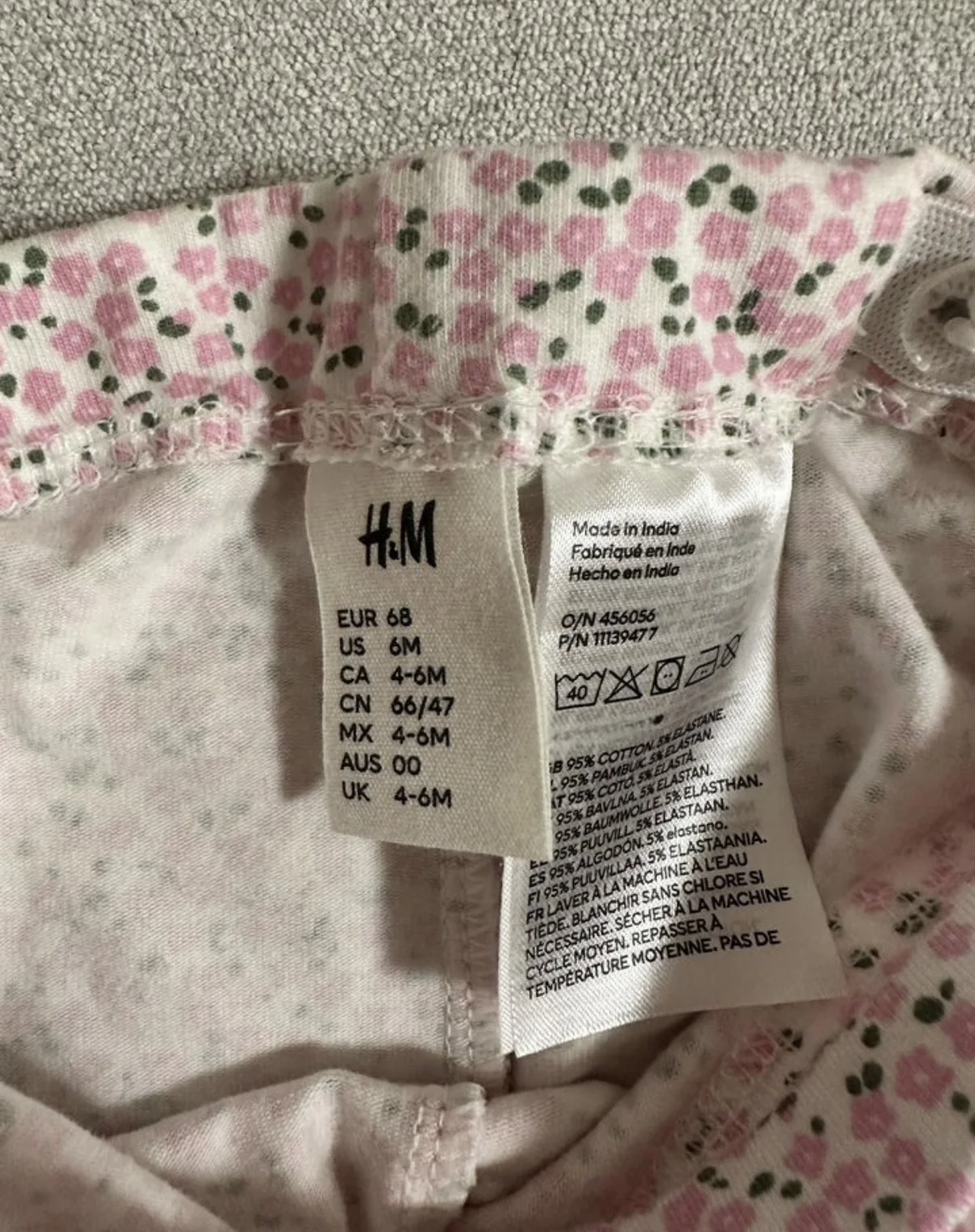 Костюм H&M для девочки 68 оригинал - миниатюра 4