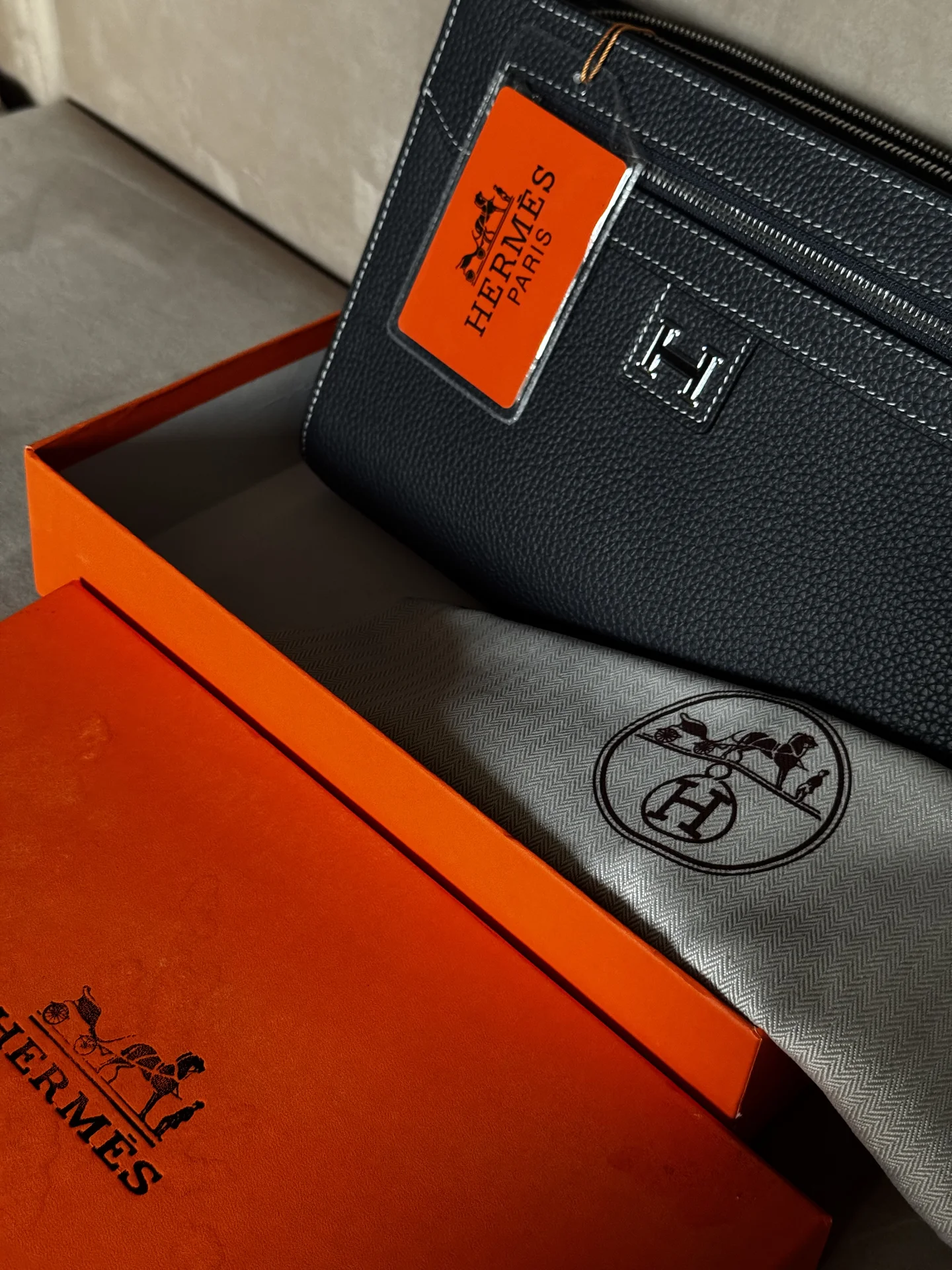Мужской клатч Hermes - миниатюра 8