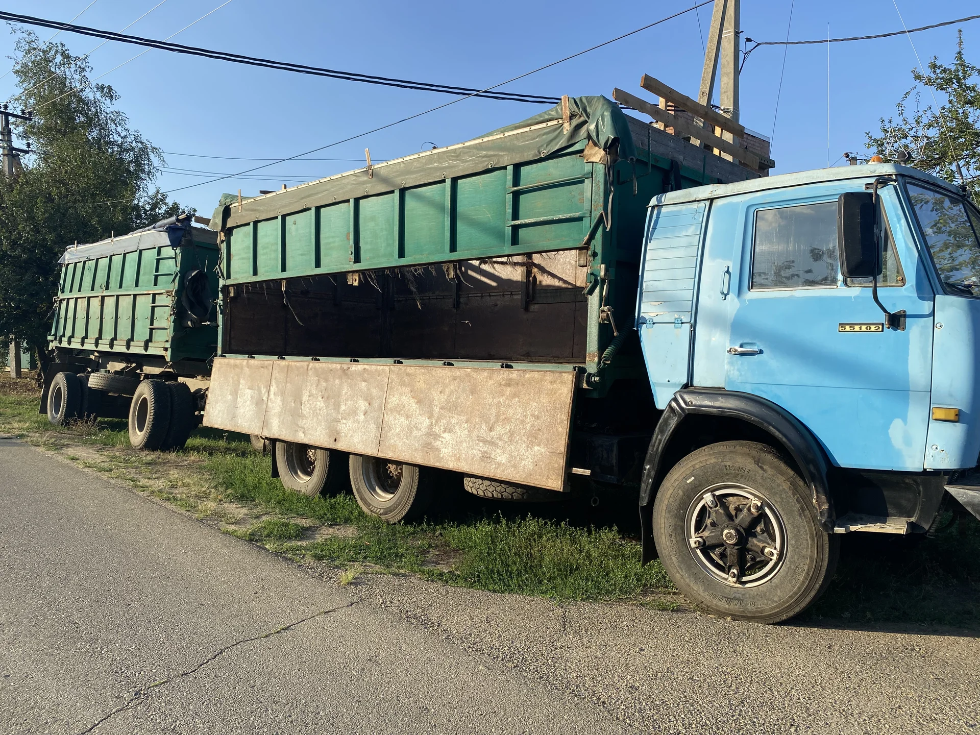 Самосвал 54 м3 КАМАЗ 55102С, 1987 - миниатюра 4