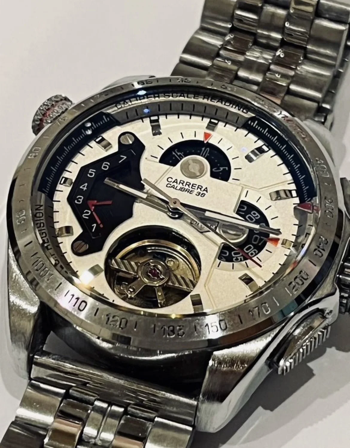 Часы мужские механические Heuer Carrera - миниатюра 3