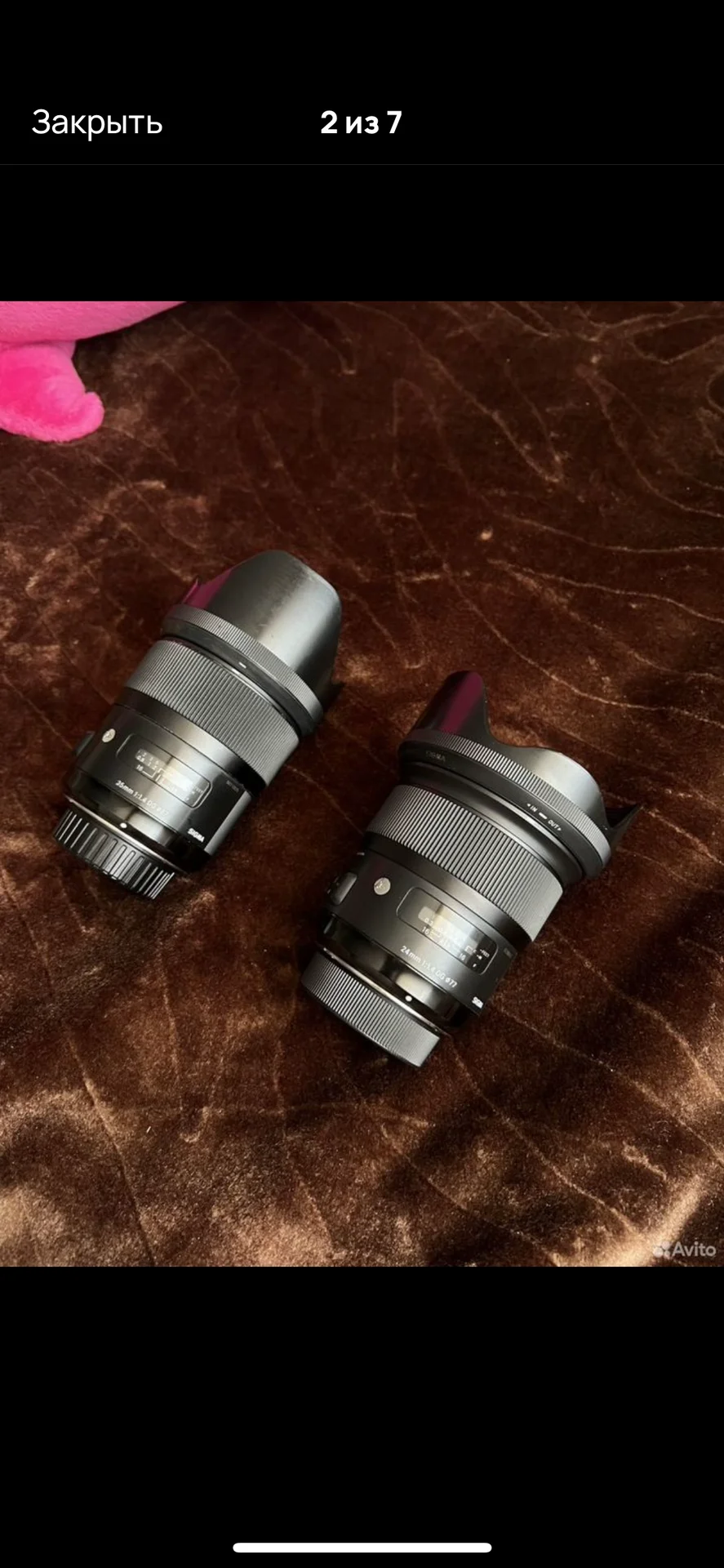 Обьективы nikon sigma art 24mm 35mm - миниатюра 2