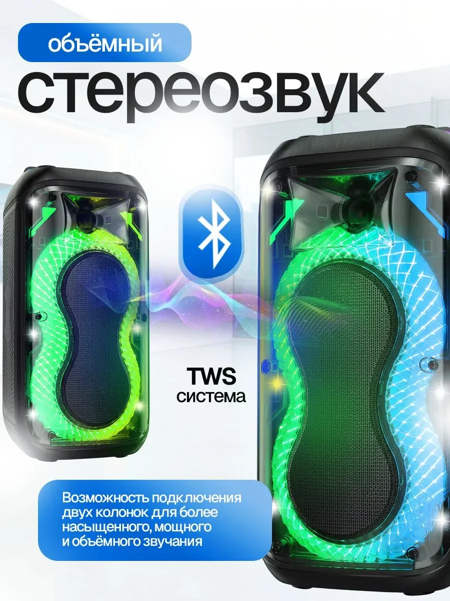 Колонка Eltronic 20-93 800Вт портативная новая - миниатюра 4
