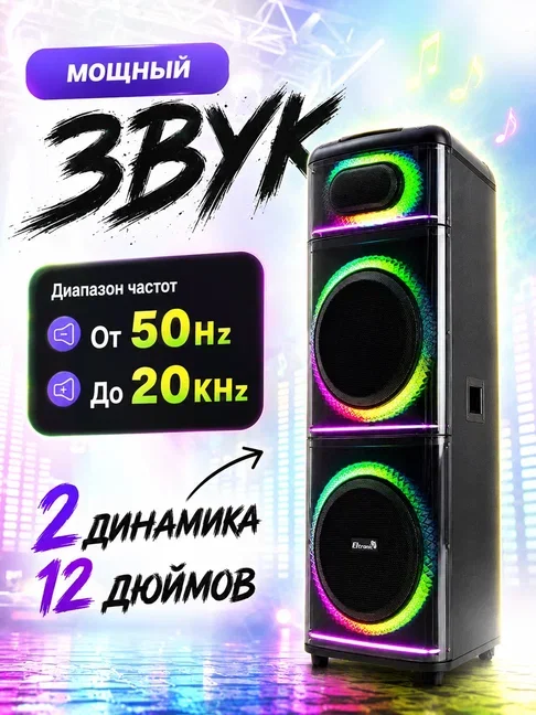 Колонка Eltronic 20-21 2500Ватт Новая Гарантия - миниатюра 4