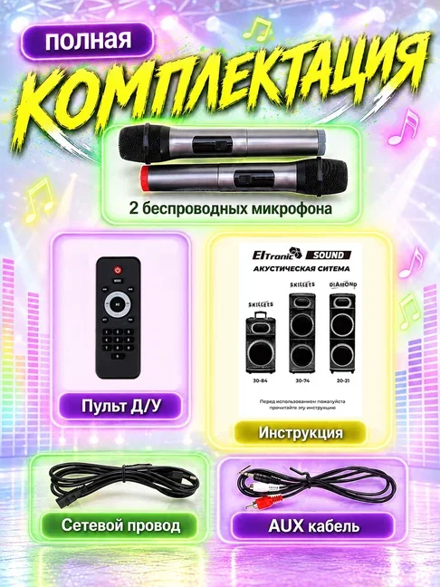 Колонка Eltronic 20-21 2500Ватт Новая Гарантия - миниатюра 7
