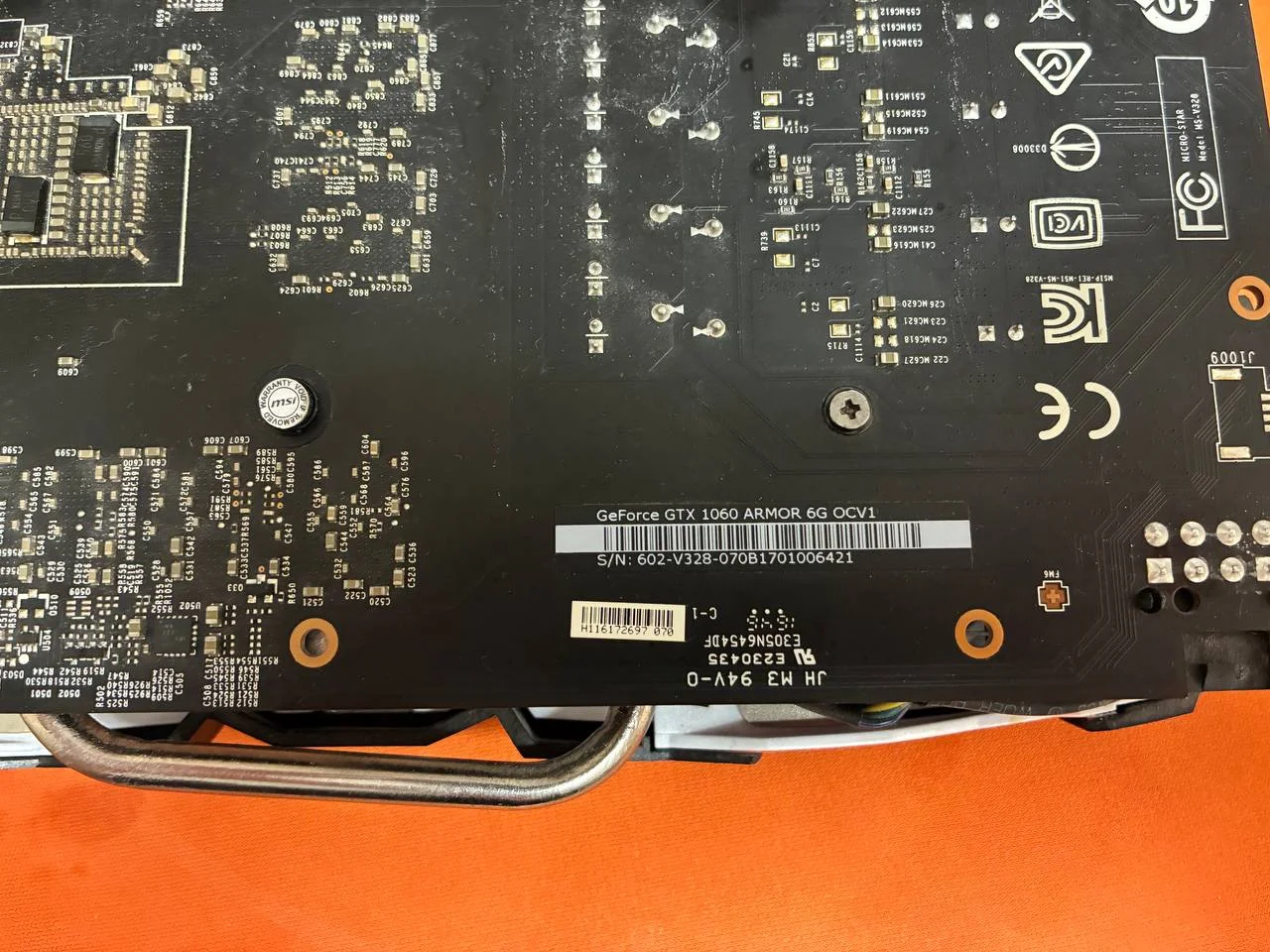 MSI GeForce GTX 1060 Armor 6GB - миниатюра 2