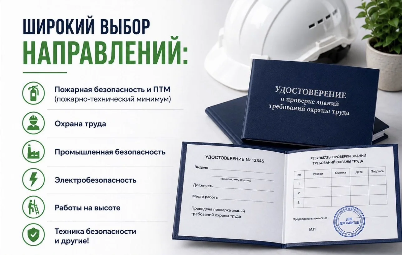охрана труда, обучение, удостоверение - миниатюра 3