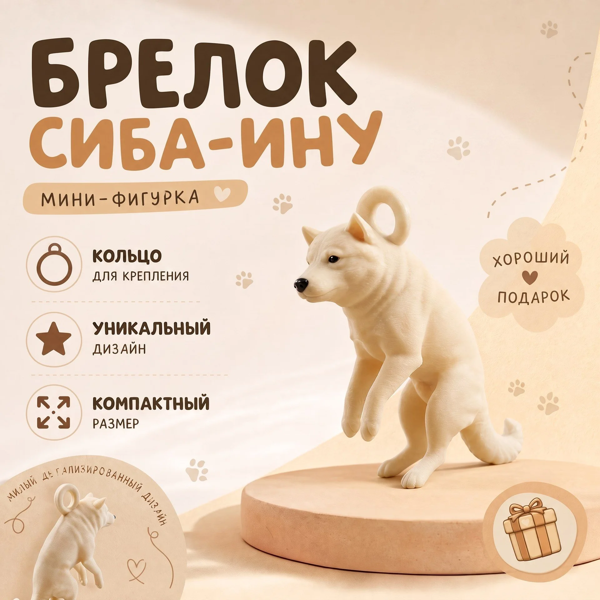 Брелок Сиба-ину - изображение 1