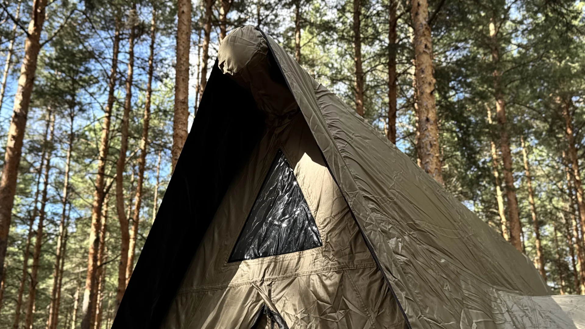 Палатка надувная A-frame (шале) 12.6 м² Oxford 430 - миниатюра 2