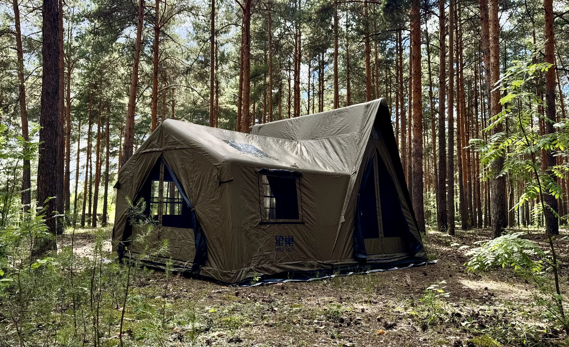 Палатка надувная A-frame (шале) 12.6 м² Oxford 430 - миниатюра 5