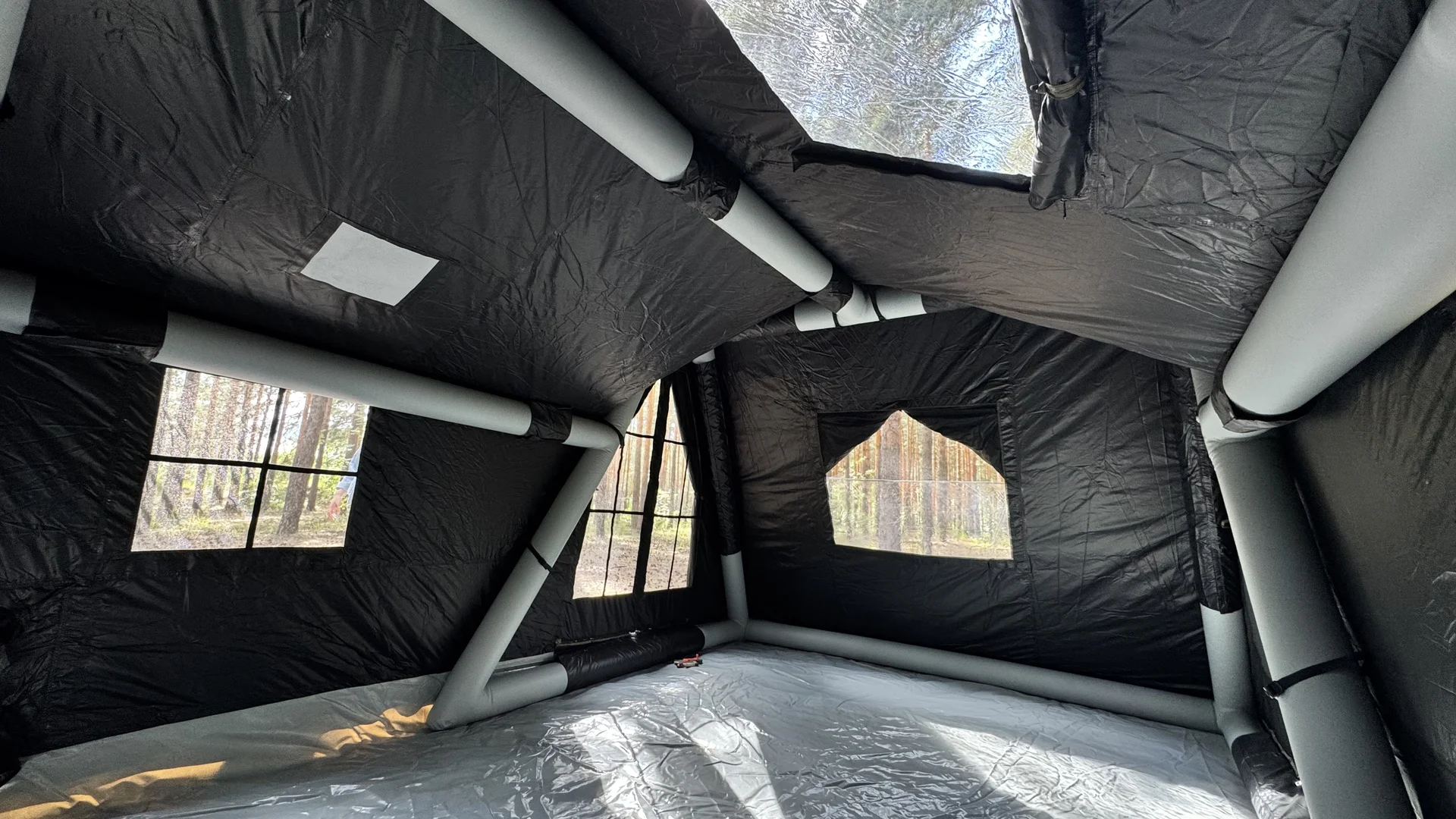 Палатка надувная A-frame (шале) 12.6 м² Oxford 430 - миниатюра 8