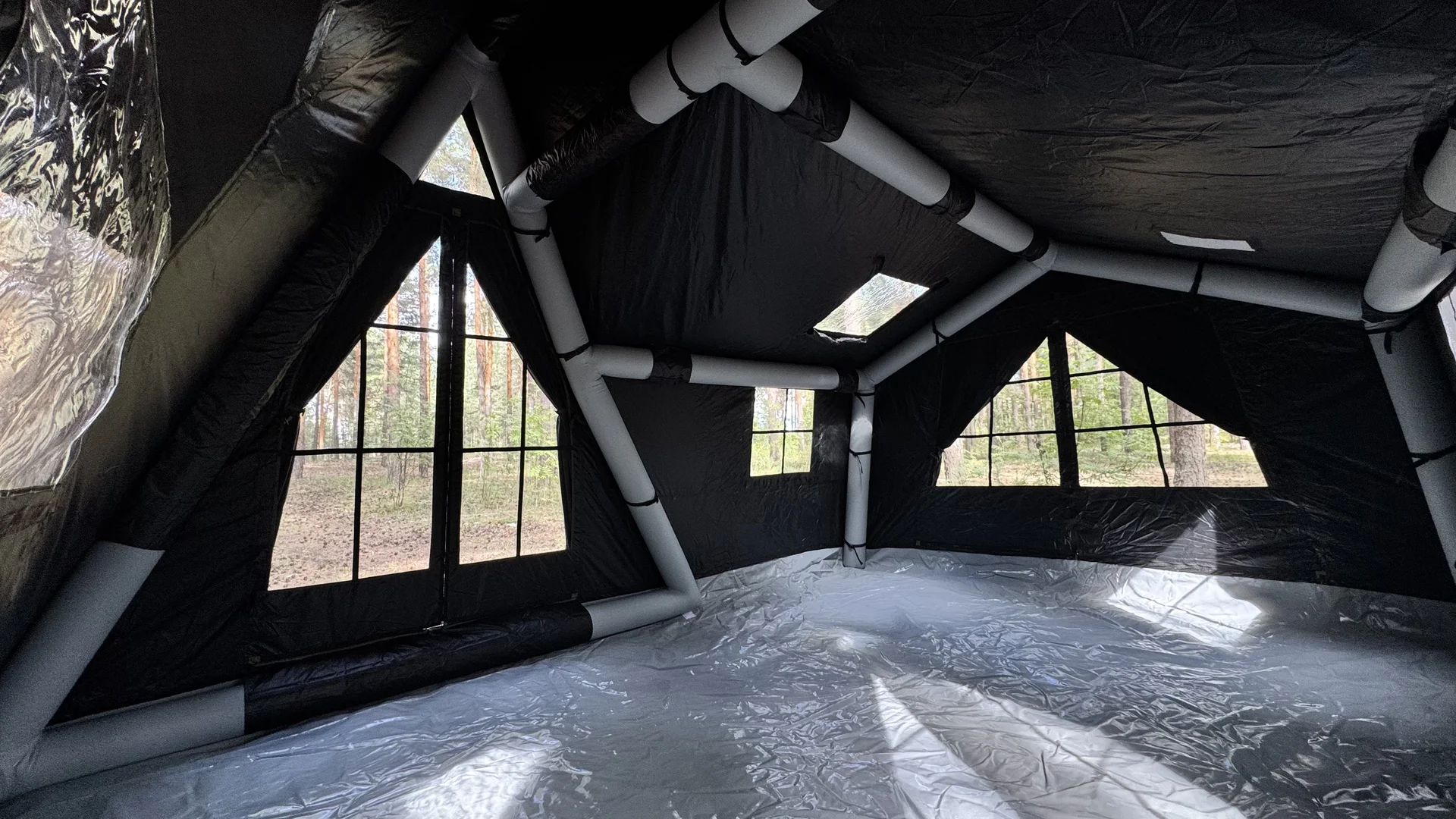 Палатка надувная A-frame (шале) 12.6 м² Oxford 430 - миниатюра 10