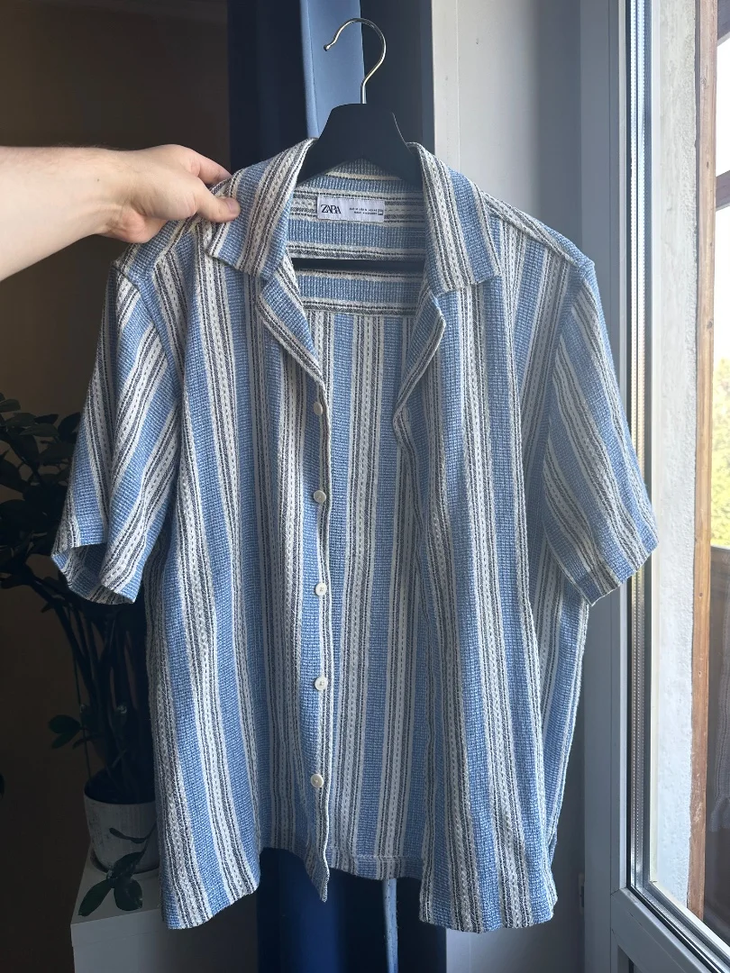 Рубашка мужская Zara, M - изображение 1