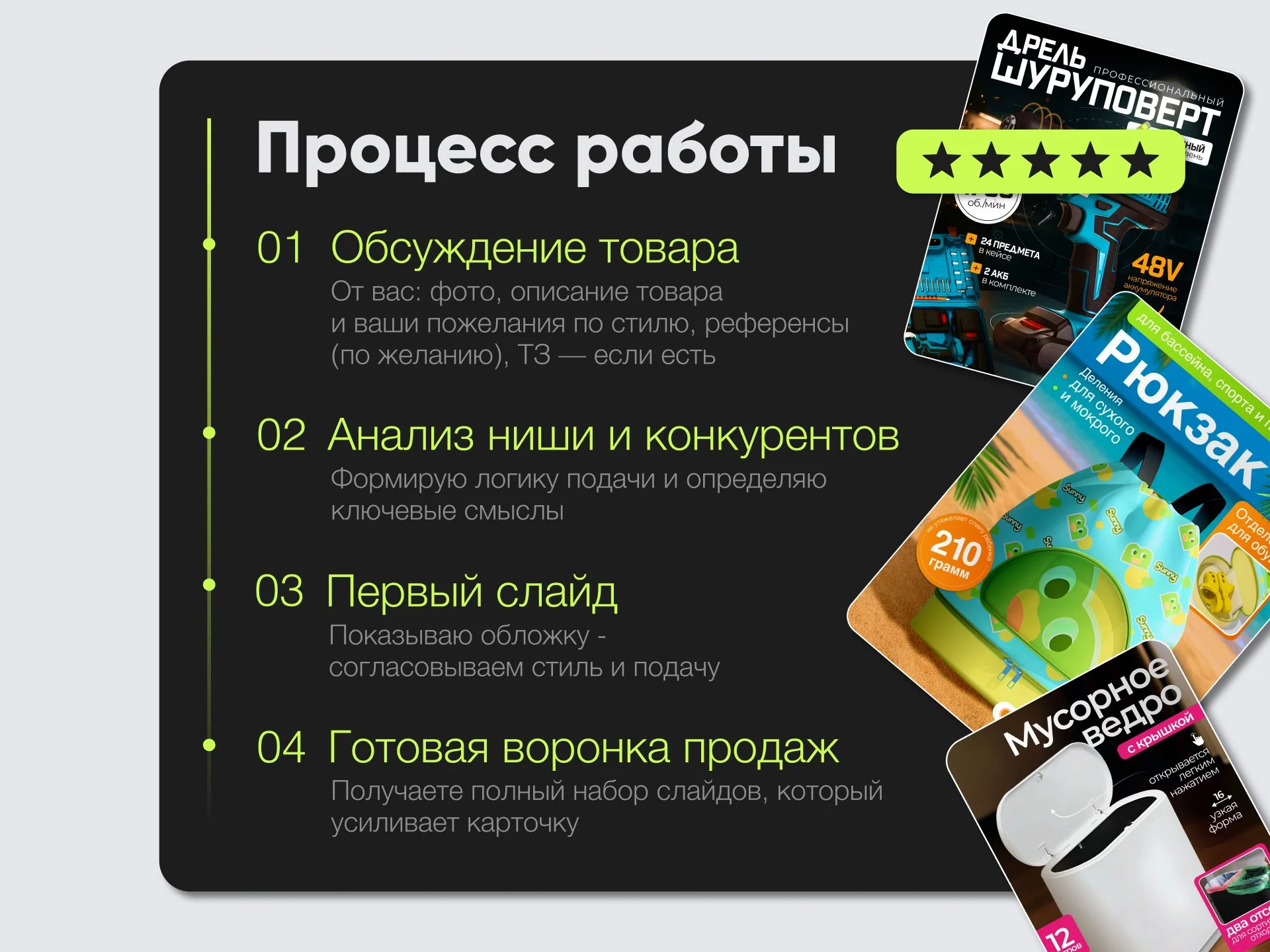 Инфографика | Дизайн карточек товара - миниатюра 10