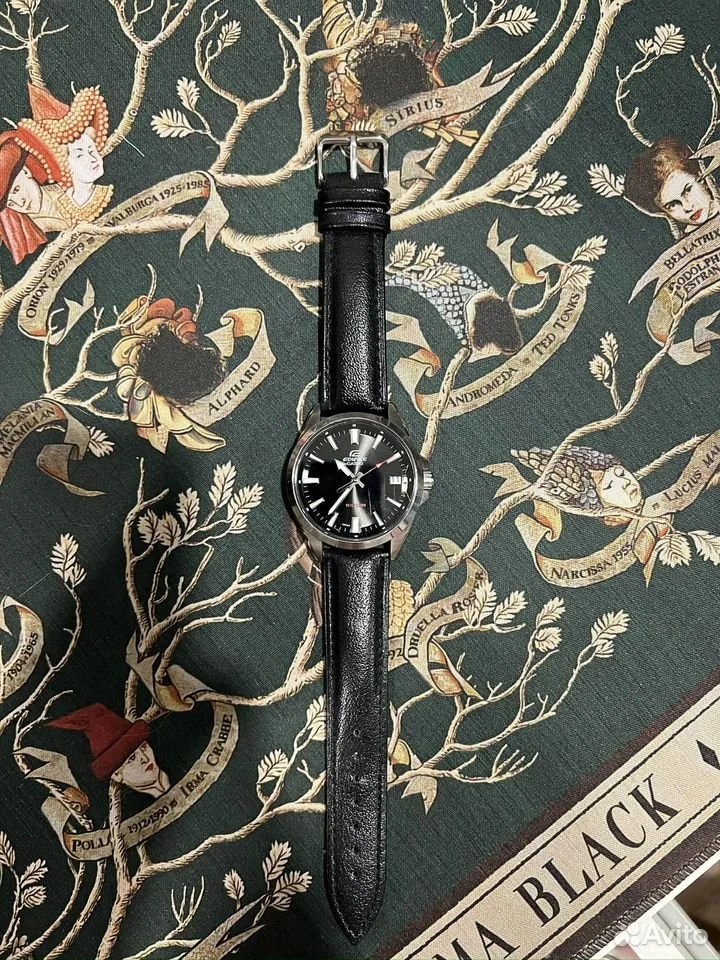 Японские наручные часы Casio Edifice EFV-100L-1A - изображение 1