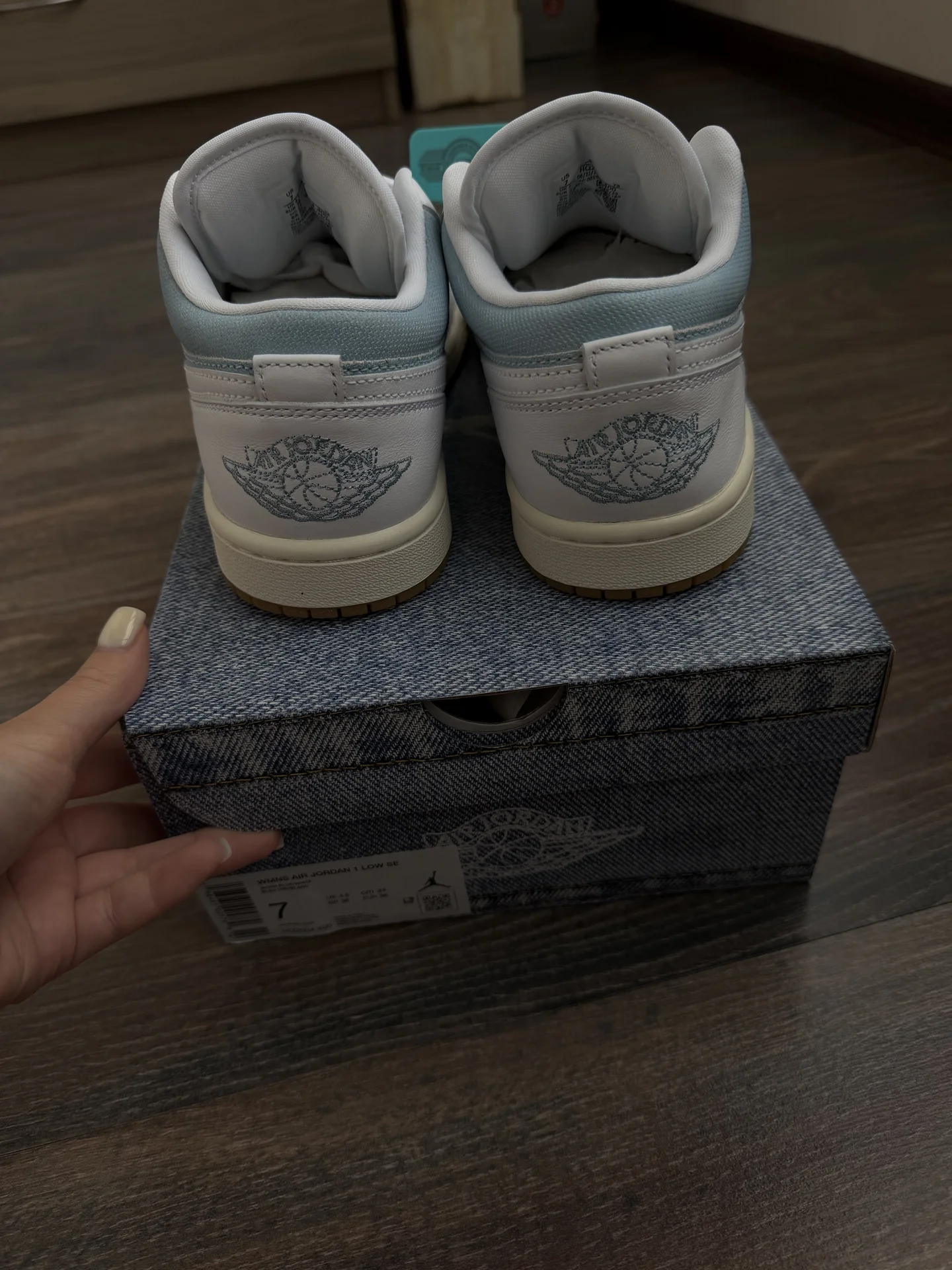Кроссовки nike air jordan 1 denim (37 размер) - миниатюра 5