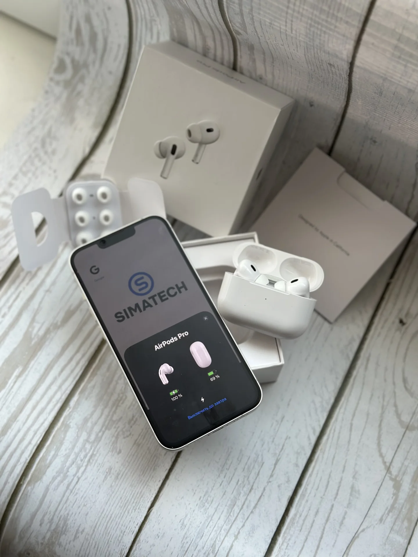 Наушники AirPods Pro 2 на лучшем чипе Airoha(DAI+) - миниатюра 4