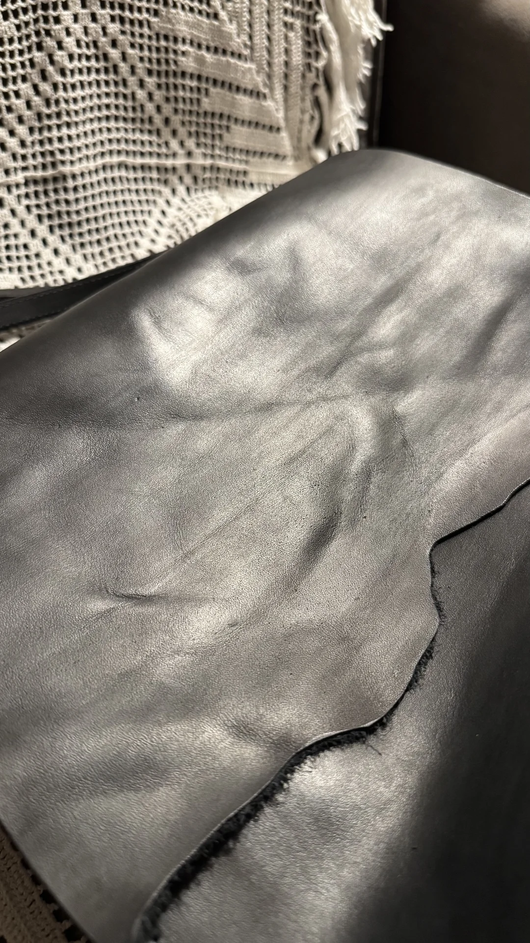 Авангардная сумка через плечо как Guidi - миниатюра 5
