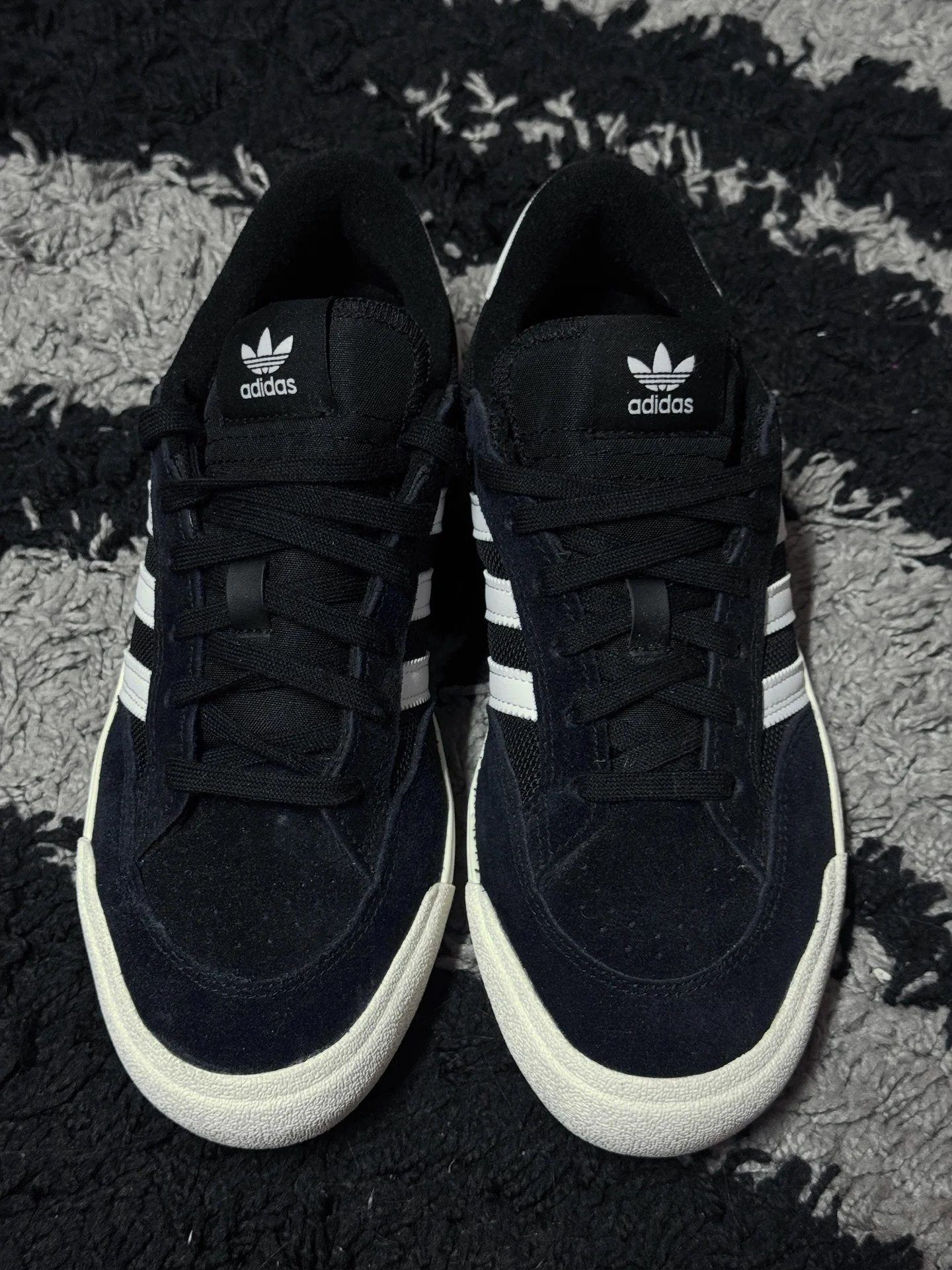 Кеды Adidas Nora черные замшевые - миниатюра 2
