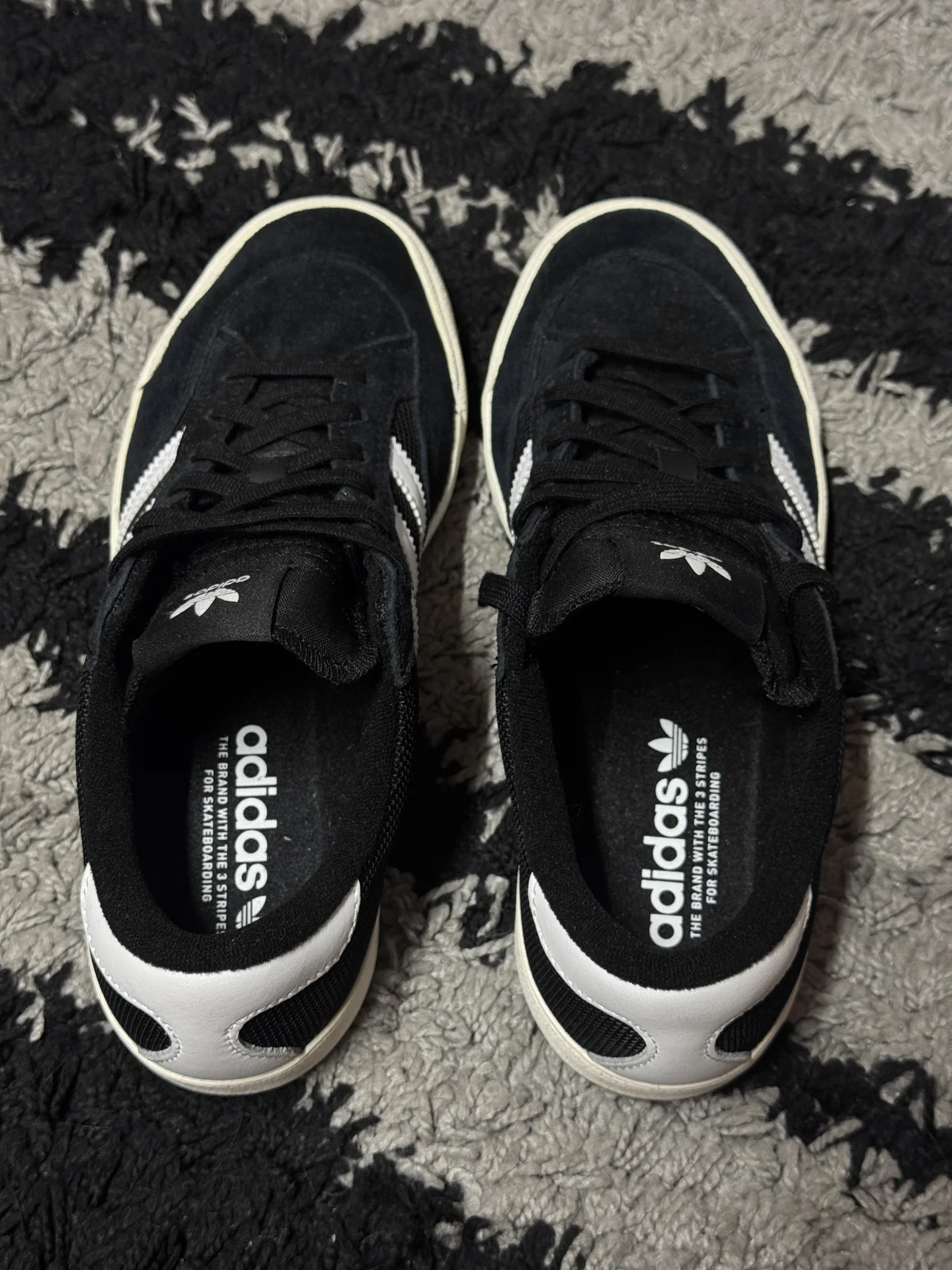 Кеды Adidas Nora черные замшевые - миниатюра 3