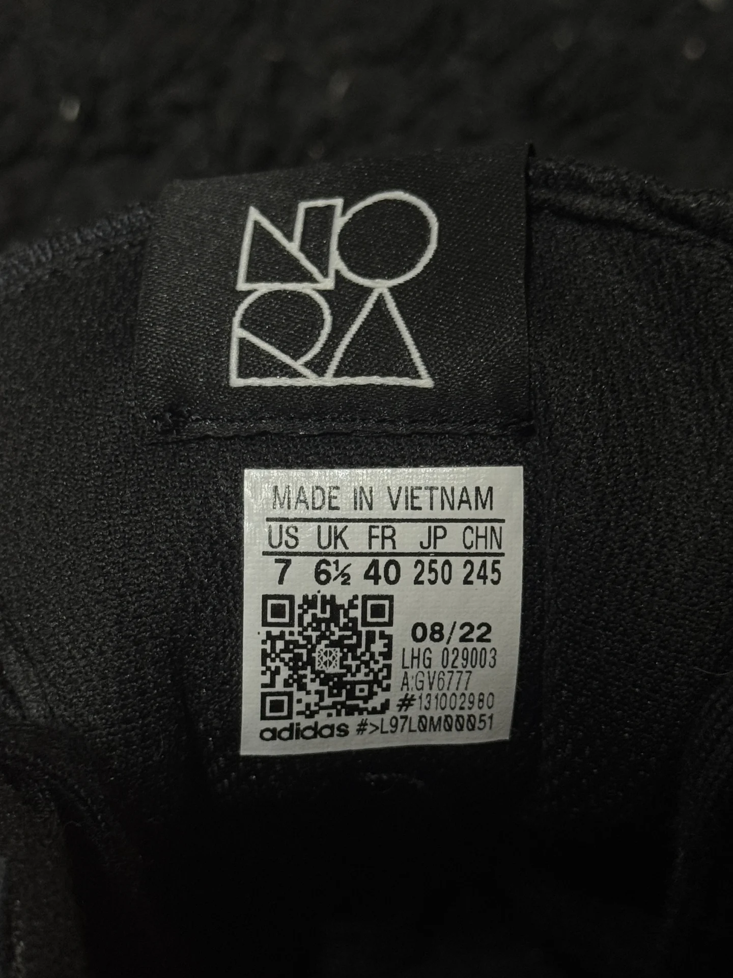 Кеды Adidas Nora черные замшевые - миниатюра 4