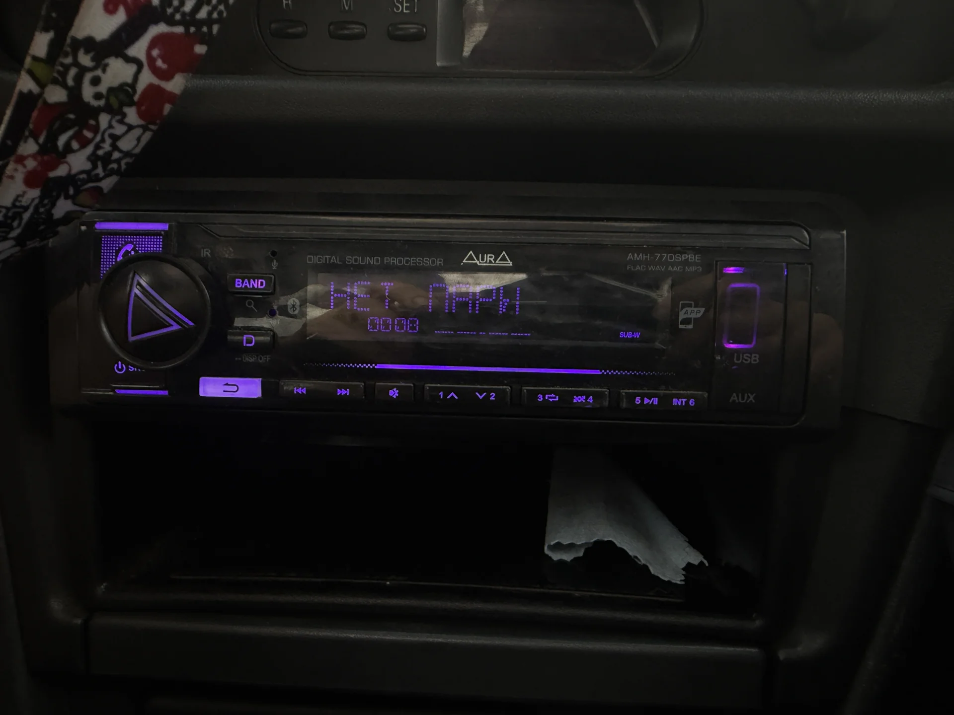 Магнитола AurA AMH-77DSP Black Edition - миниатюра 2
