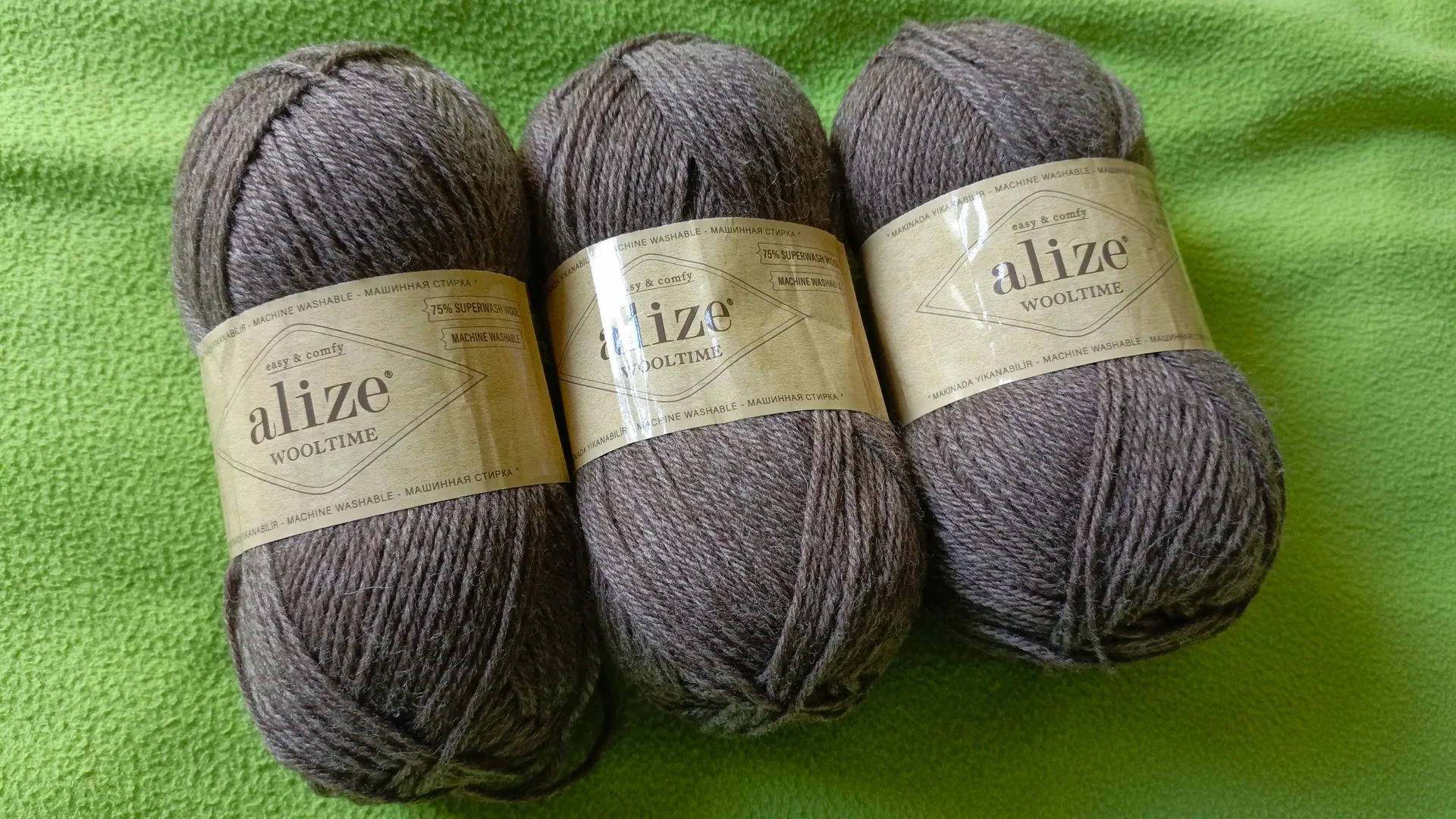 Пряжа Alize wooltime 3 шт цвет 240 - миниатюра 2