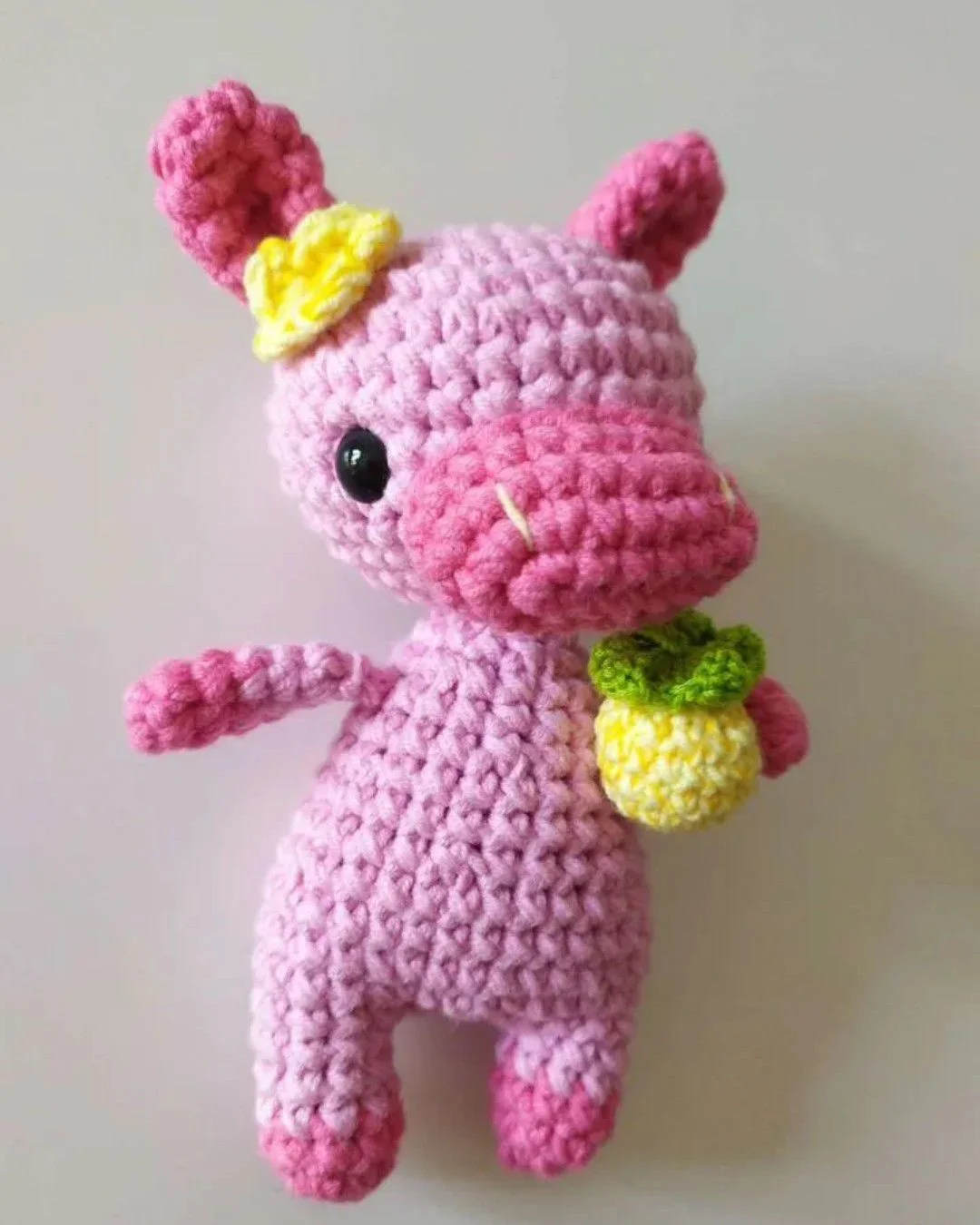 Мягкая игрушка - Розовая коровка - миниатюра 2