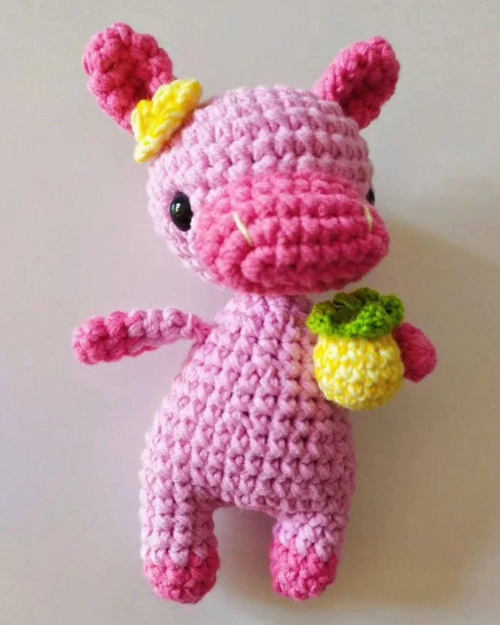 Мягкая игрушка - Розовая коровка - миниатюра 3