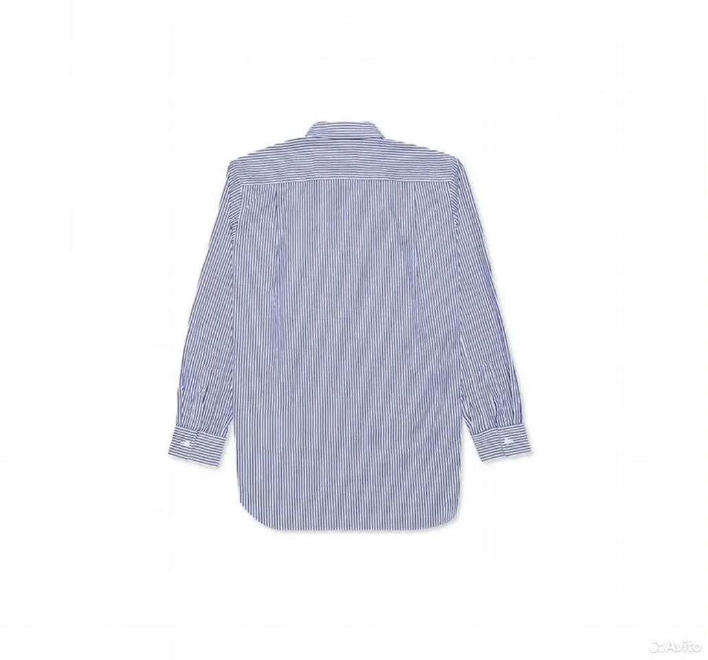 Рубашка Comme des Garcons Play Striped Shirt - миниатюра 2