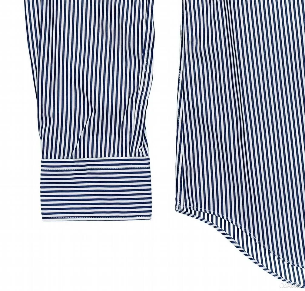 Рубашка Comme des Garcons Play Striped Shirt - миниатюра 8