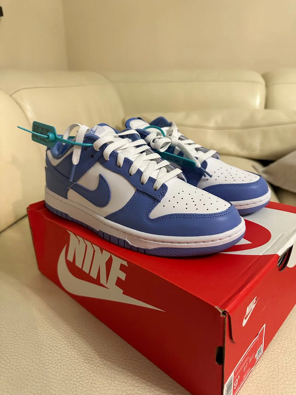 Nike Dunk Low Blue 9.5 US Новые - миниатюра 2