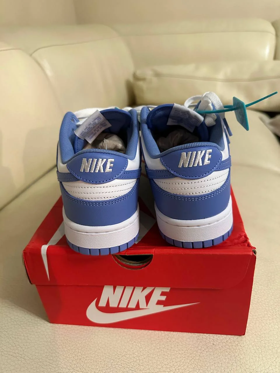 Nike Dunk Low Blue 9.5 US Новые - миниатюра 3