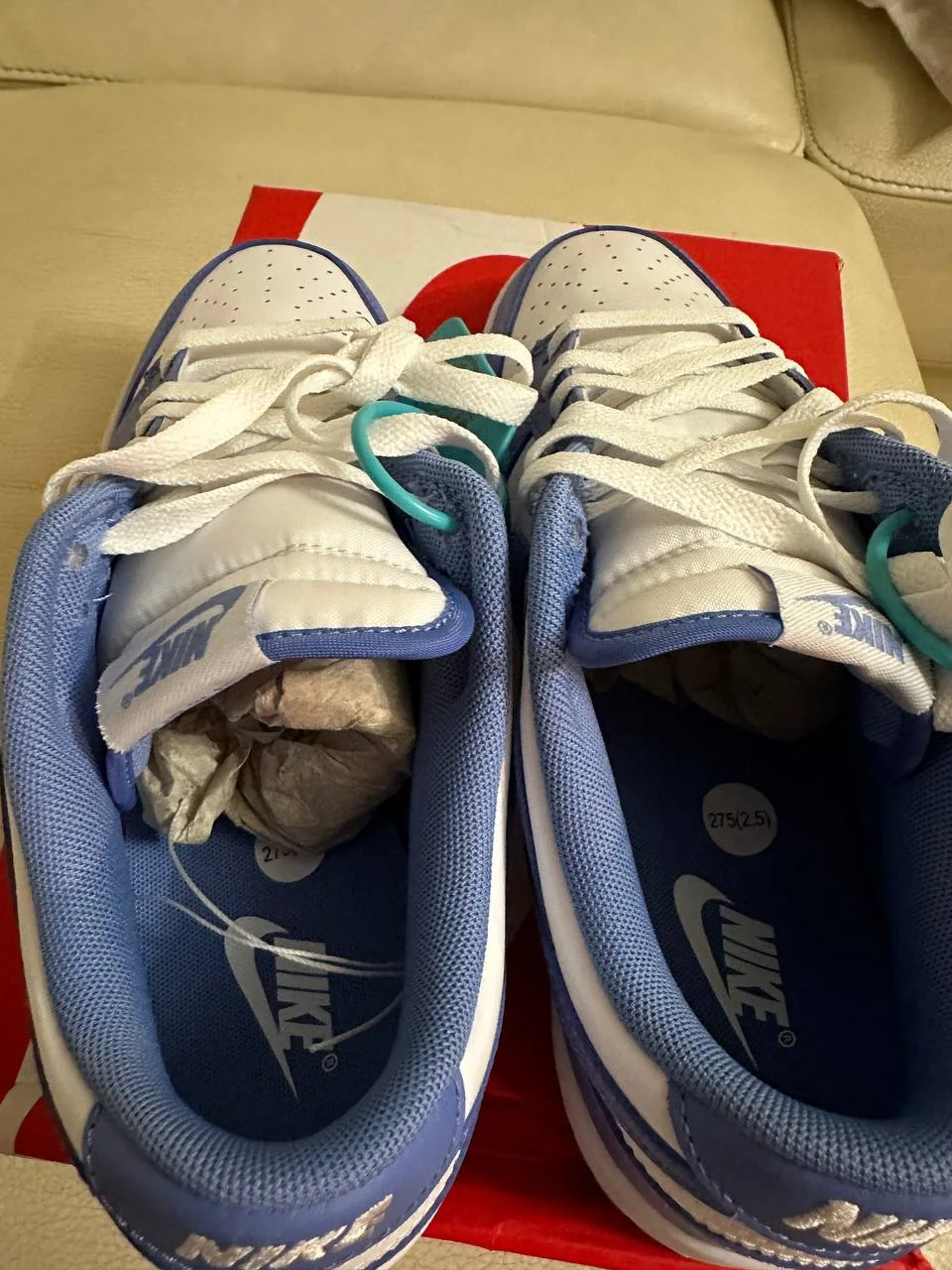 Nike Dunk Low Blue 9.5 US Новые - миниатюра 7