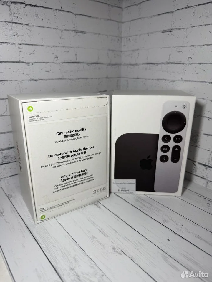 Новые Apple TV 4K 2022 128gb WiFi Ethernet - изображение 1