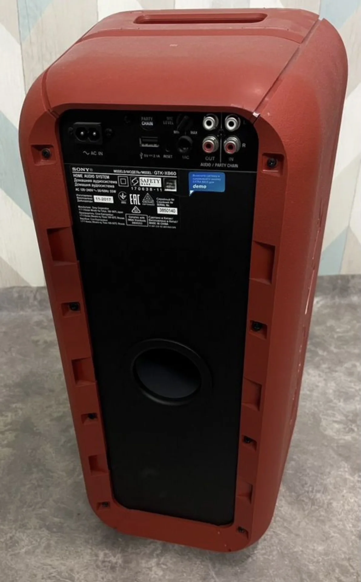 Беспроводная колонка SONY GTK XB 60 - миниатюра 2