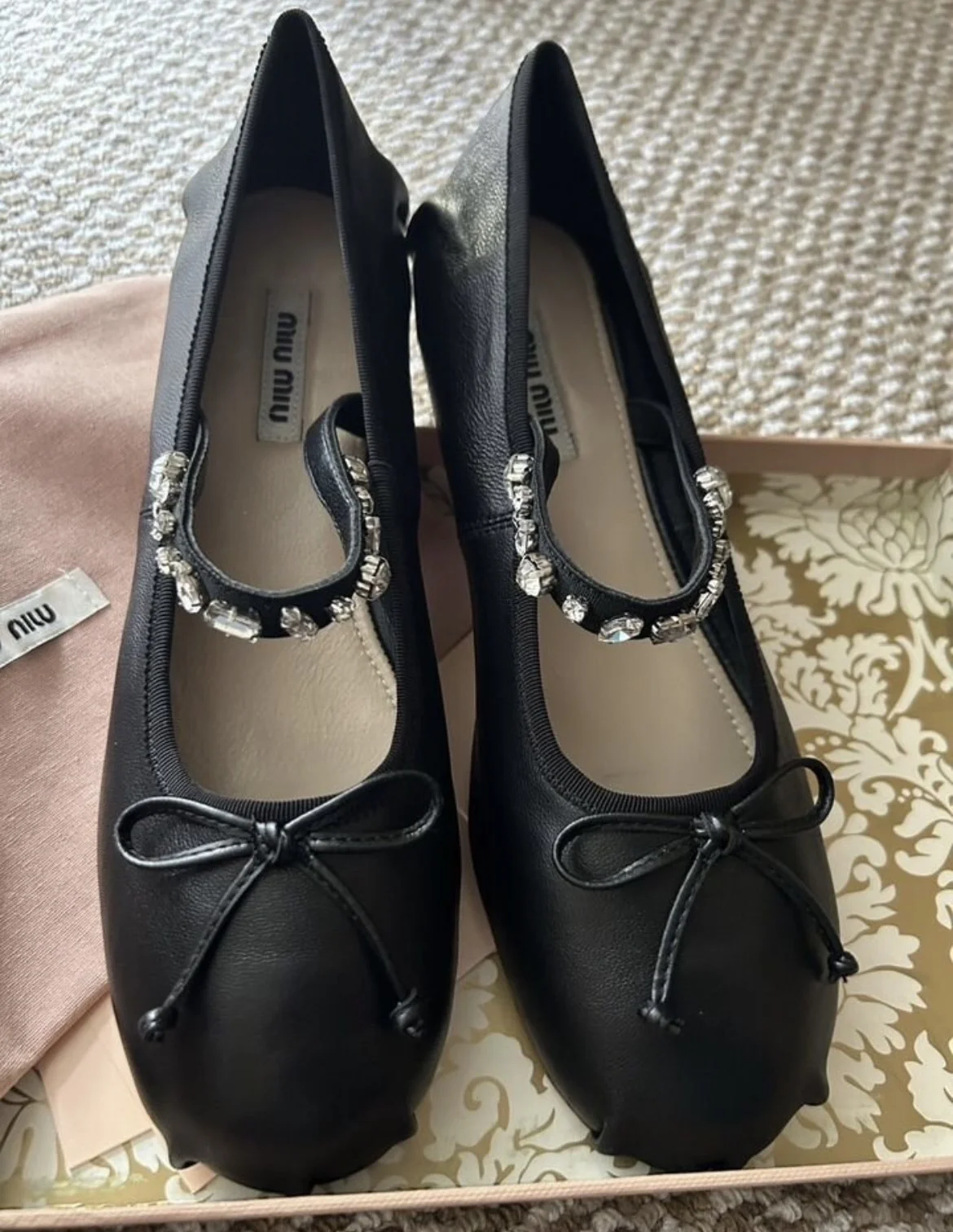 балетки в стиле miumiu - миниатюра 2