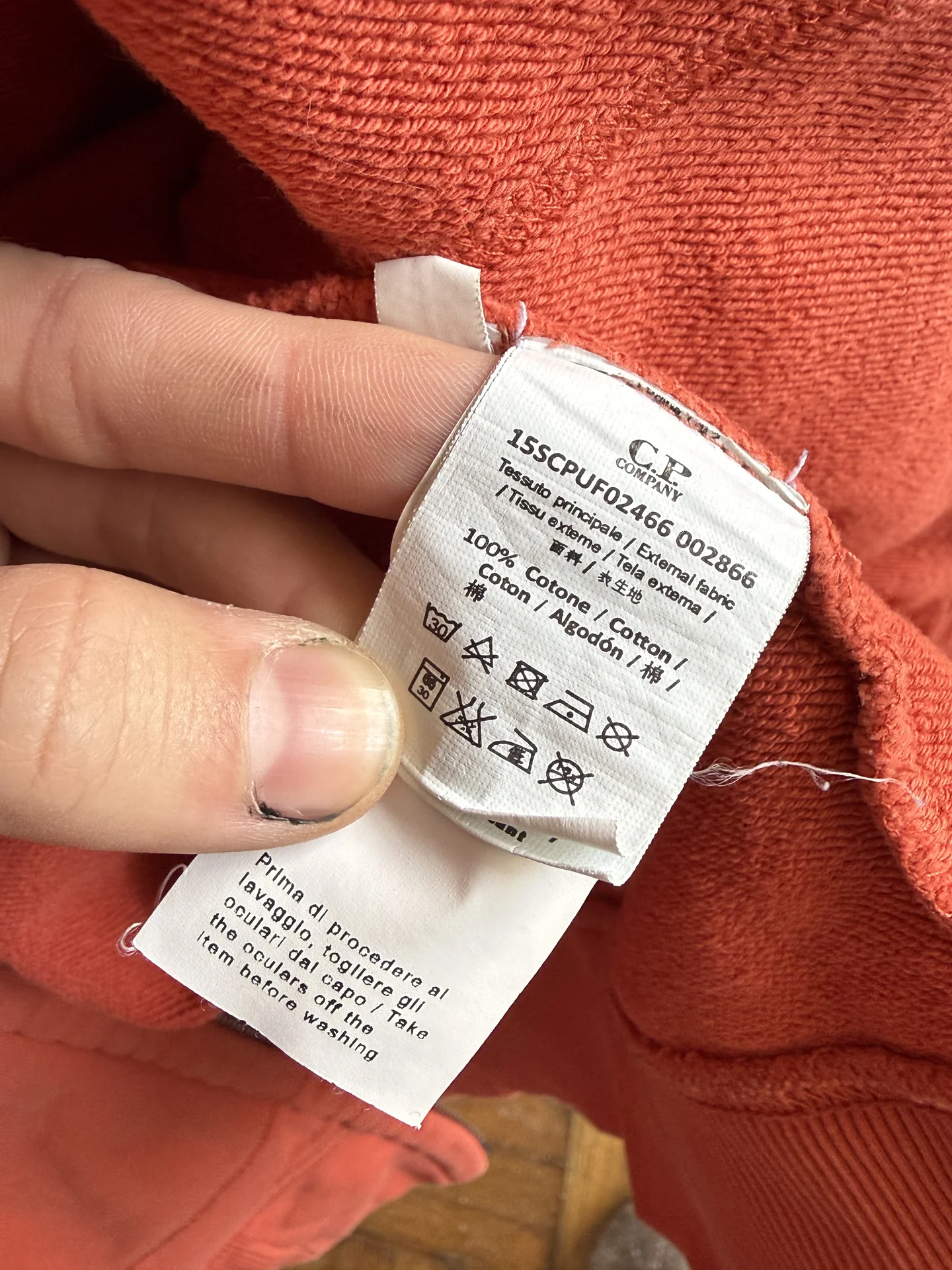 Cp Company Zip Hoodie оригинал 2XL - миниатюра 6