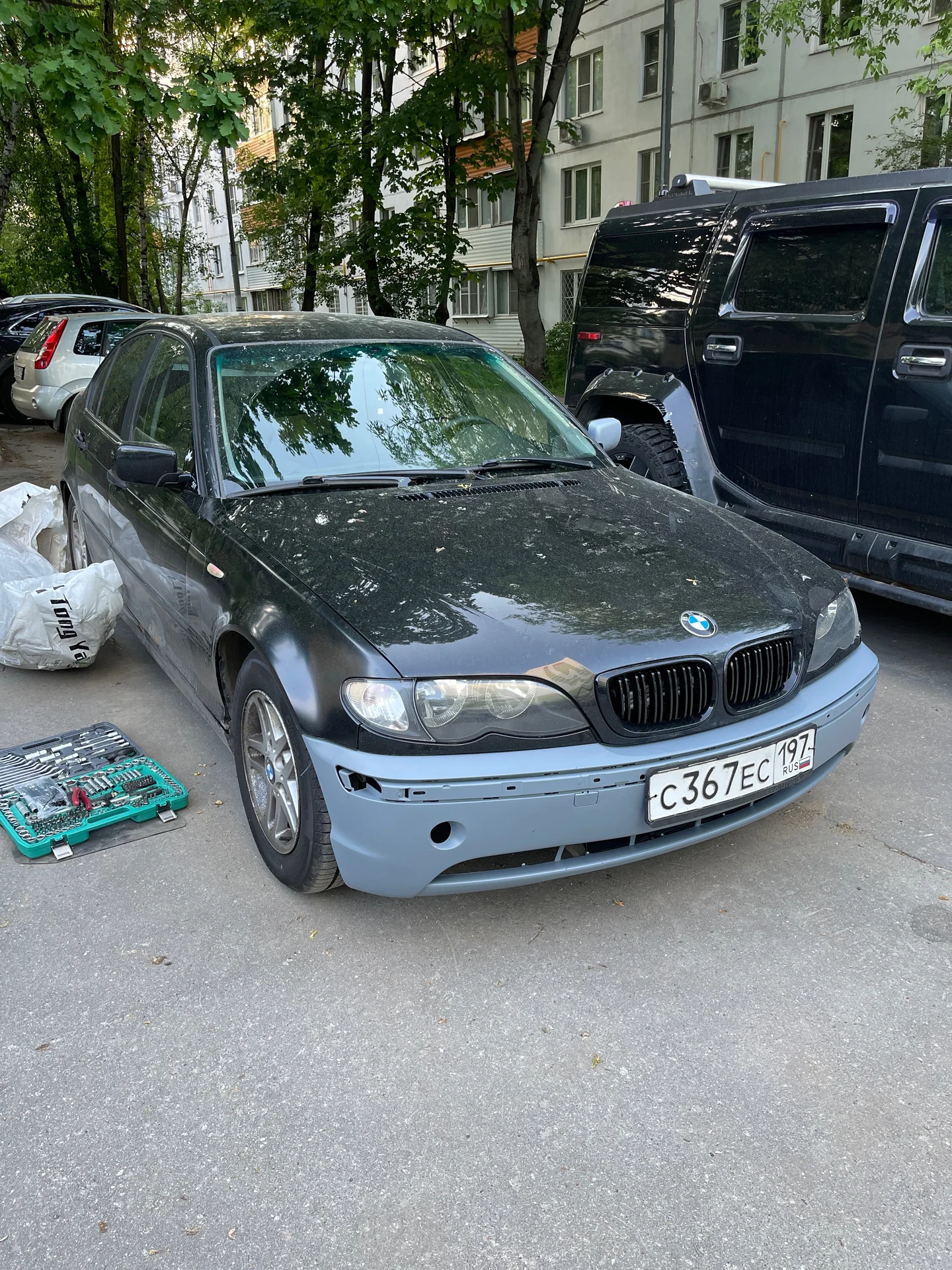 Передний бампер bmw e46 tyg - миниатюра 2